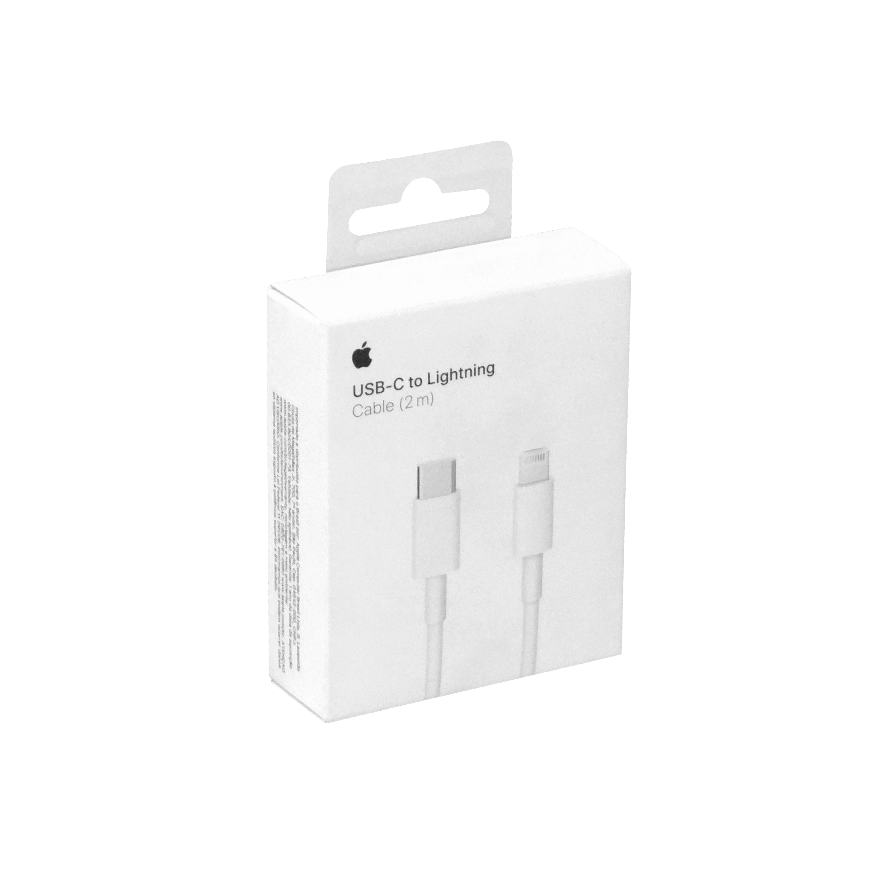 Cable Apple USB-C a Lightning, 2 Metros, Blanco  1