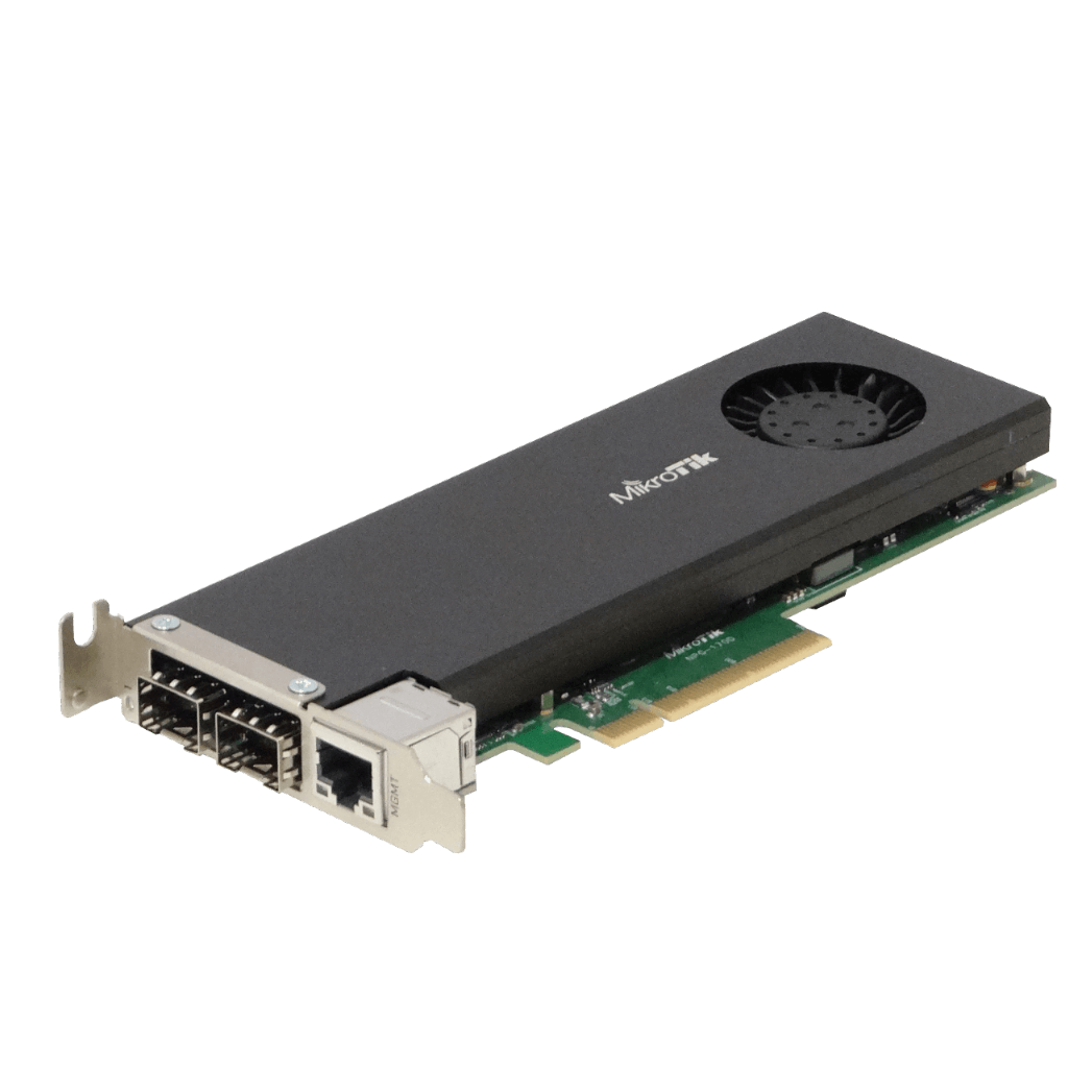 Tarjeta de Red Servidor MikroTik CCR2004-1G-2XS-PCIe - 2 Puertos SFP28 de 25G, RouterOS Integrado 2