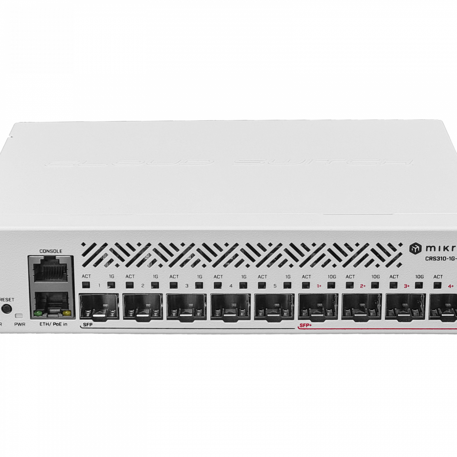 Switch MikroTik CRS310-1G-5S-4S+IN 5x SFP 4x SFP+ 1x GbE PoE-in Rack RouterOS L5 1