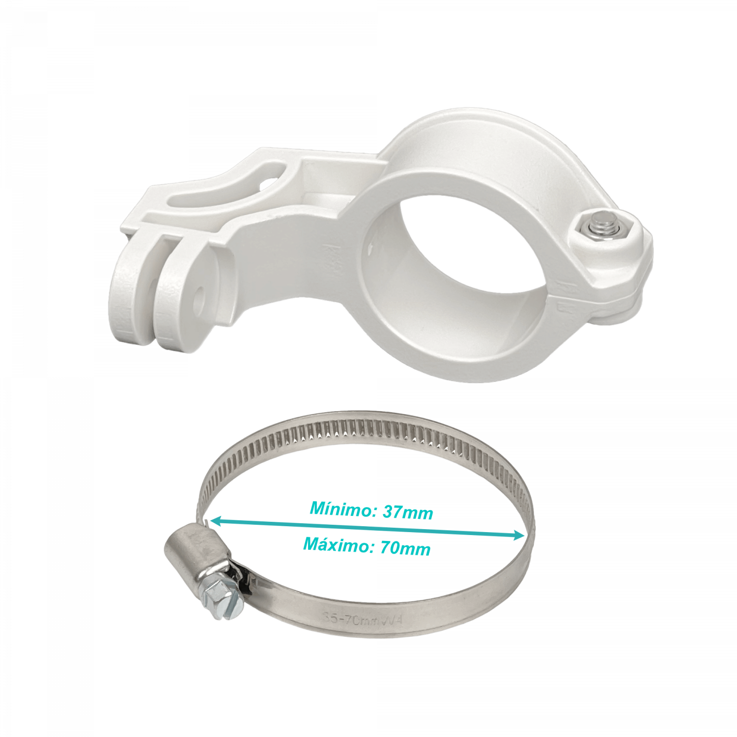 Adaptador de Montaje en Poste MikroTik quickMOUNT Pro LDF para Antenas LDF 2