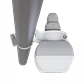 Adaptador de Montaje en Poste MikroTik quickMOUNT Pro LDF para Antenas LDF - Miniatura 3