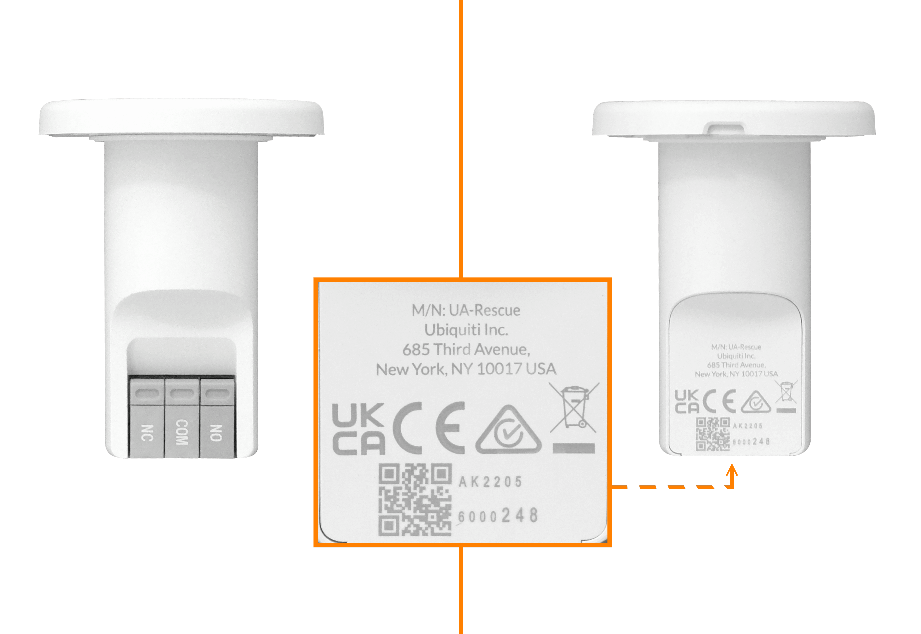 Anulación de Emergencia para UniFi Access Hub, Ubiquiti Access Rescue KeySwitch 6