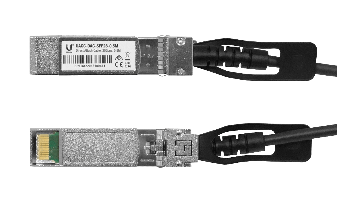 Cable Directo Ubiquiti UD2-05 - SFP28 25Gbps, Cobre, Longitud 50cm 1