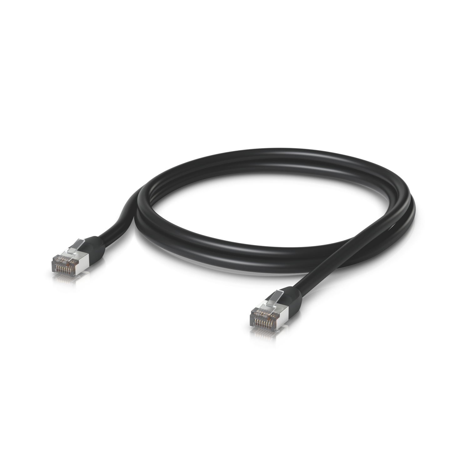 Cable Exterior Cat5e Ubiquiti F/UTP Negro 2m 1