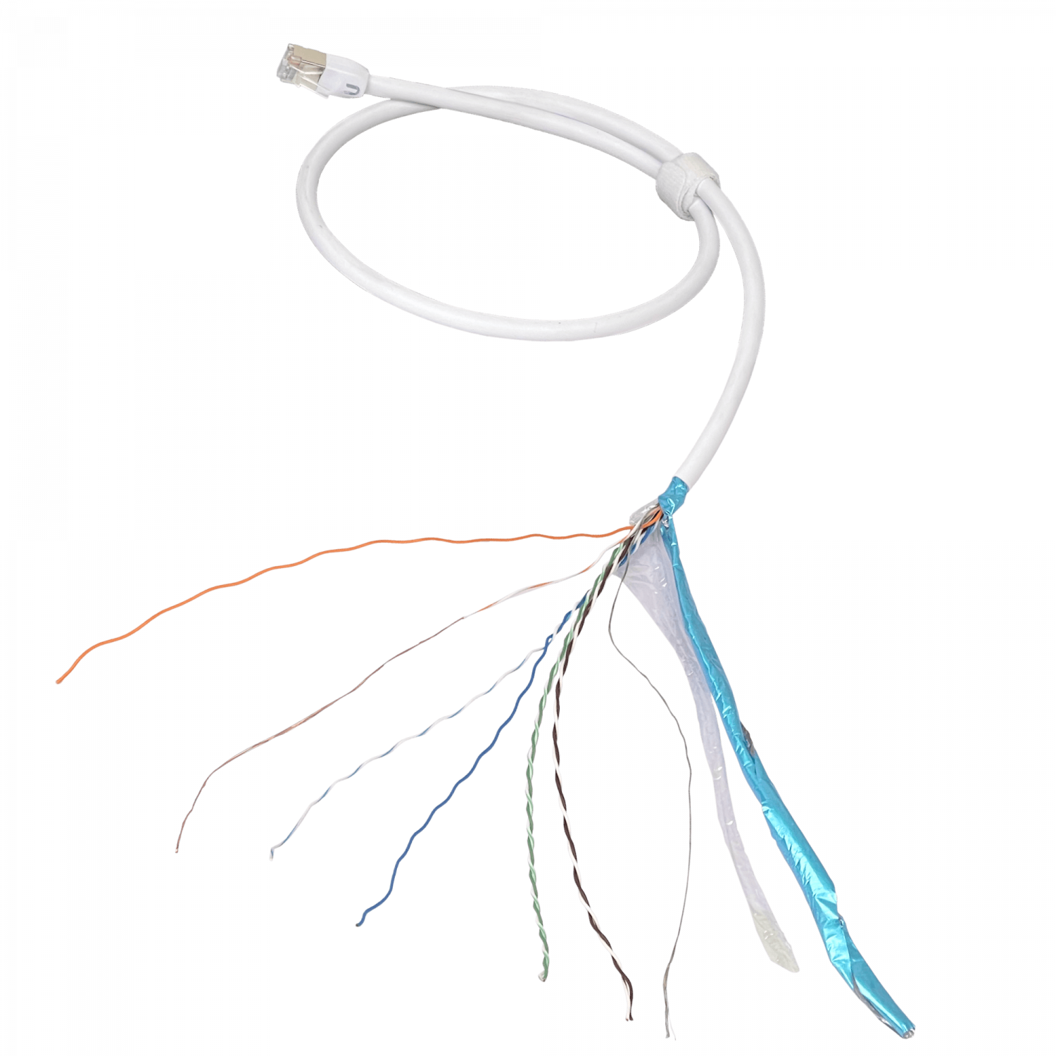 Cable Patch Cat5e Ubiquiti F/UTP Exterior Blanco 8m 1