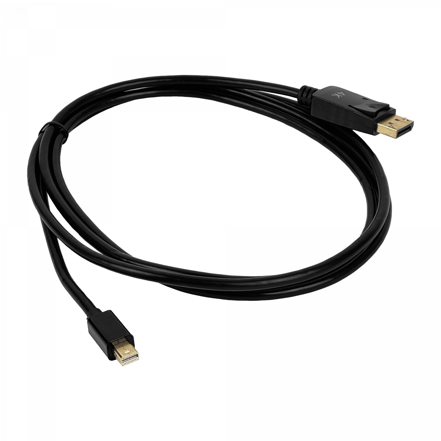 Cable DisplayPort a Mini DisplayPort Macho-Macho, 1.8 Metros, 4K, Negro 1