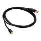 Cable DisplayPort a Mini DisplayPort Macho-Macho, 1.8 Metros, 4K, Negro - Miniatura 1