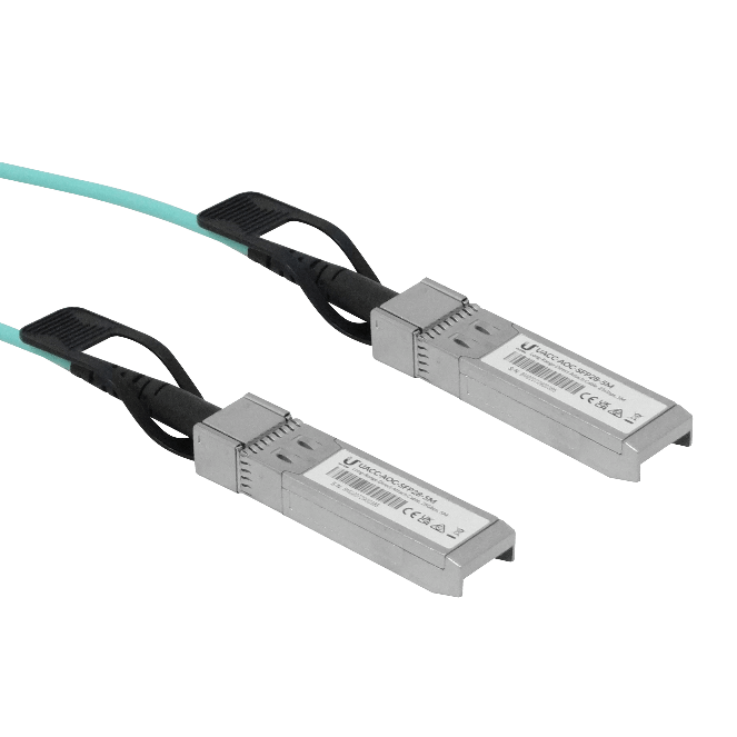 Cable de Conexión Directa UniFi UACC-AOC-SFP28-5M - Fibra Óptica Multimodo, 25 Gbps, 5m 2