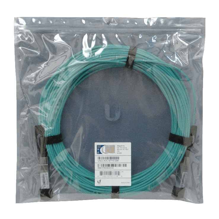 Cable Fibra MM Ubiquiti UA1-30 - SFP+ 10Gbps, Directo, 3mm, Longitud 30m 5