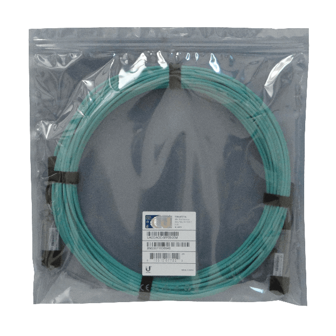 Cable Fibra MM Ubiquiti UA2-20 - SFP28 25Gbps, Directo, 3mm, Longitud 20m 4