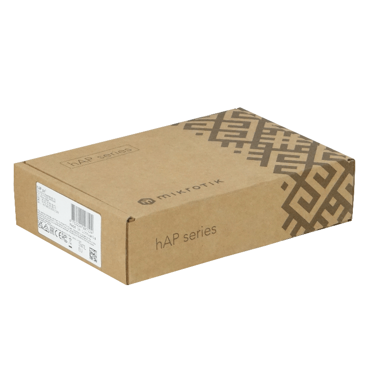 Router Inalámbrico MikroTik hAP ax² - Wi-Fi 6 Dual Band, 5x Puertos Ethernet, PoE In/Out 4