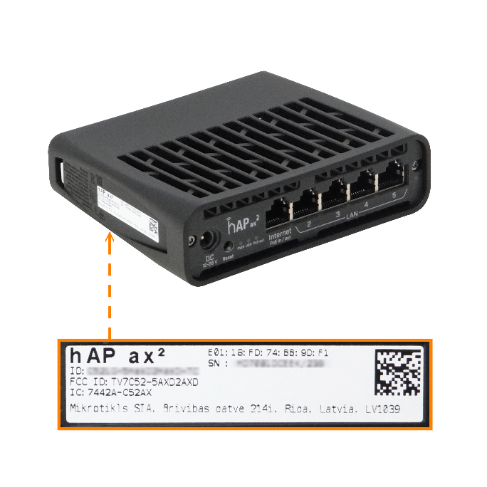Router Inalámbrico MikroTik hAP ax² - Wi-Fi 6 Dual Band, 5x Puertos Ethernet, PoE In/Out 8