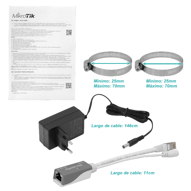Router MikroTik ATL-LTE18 CAT18 6-Antenas 1200/150Mbps L3 24V 315mm 3