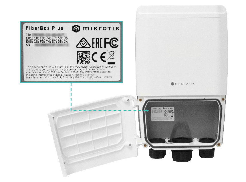 Switch Exterior MikroTik FIBERBOX-PLUS, 1G, 4-SFP+ 10G, IP66, 48V, CRS305  3