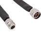 Cable Coaxial Plano 30cm, N-Hembra a N-Macho, Ventana Puerta, 0-6GHz, Negro   - Miniatura 2