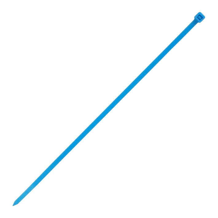 50-un 200x3,5mm Azul Amarra Plastica Nylon 3.5x200mm 3