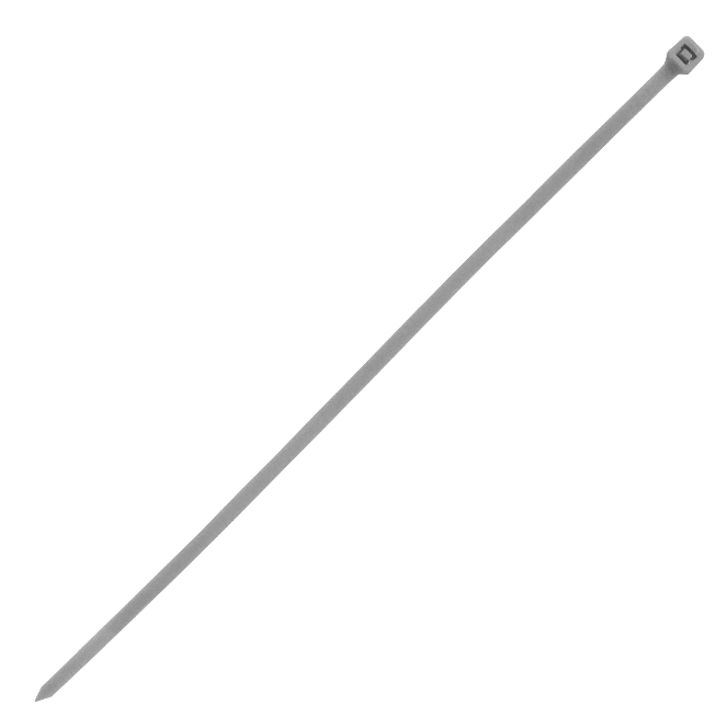 50-un 200x3,5mm Gris Amarra Plastica Nylon 3.5x200mm 3