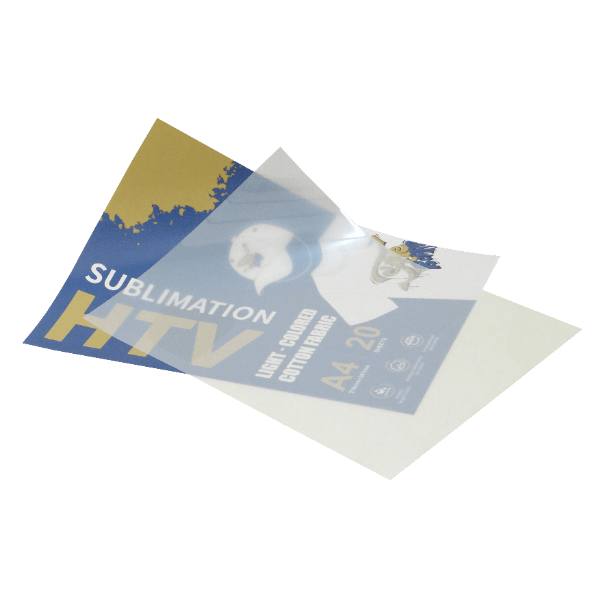 Sublimation Vinyl 20-Hojas A4 210x297mm p/estampado en tela algodon 1
