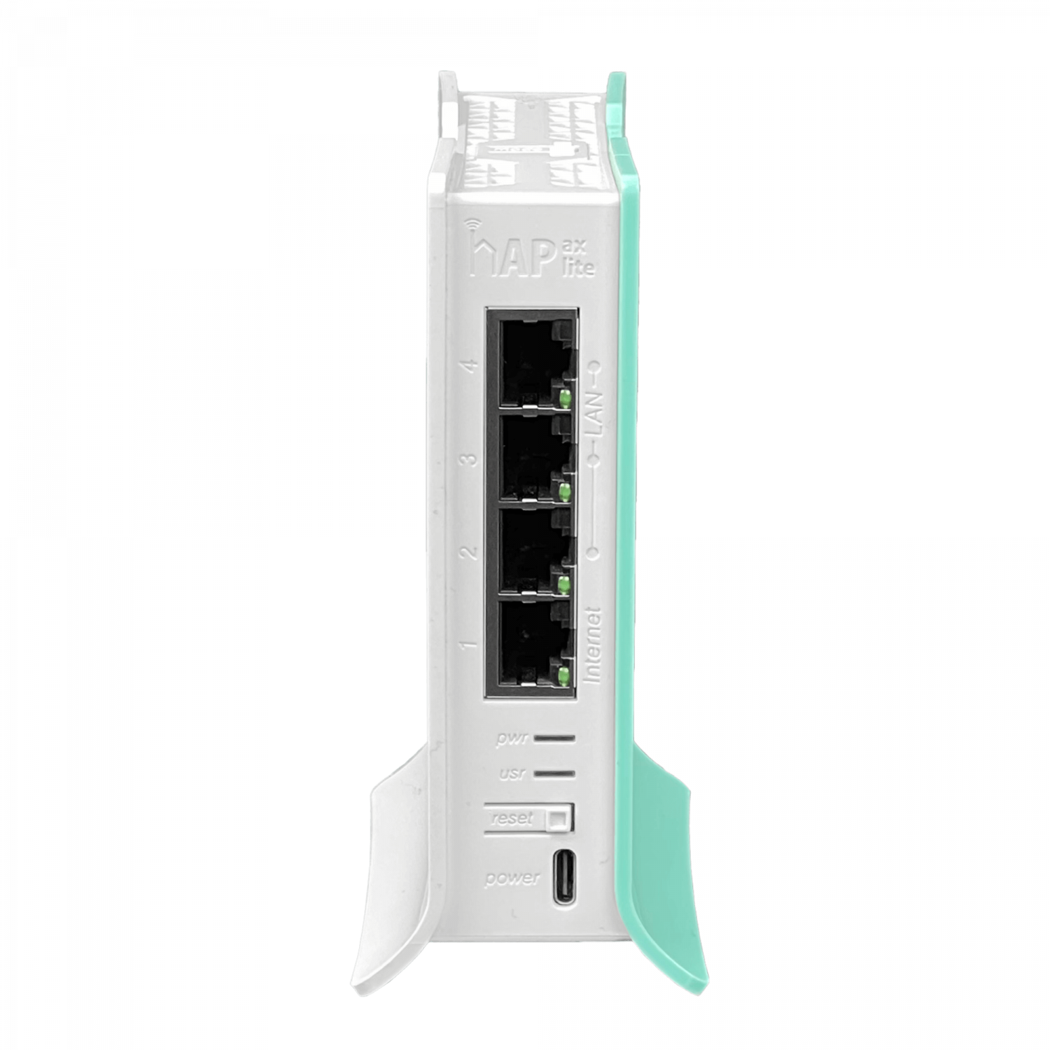 Router Inalámbrico MikroTik hAP ax lite - Wi-Fi 6, 2.4 GHz, 4 Puertos Gigabit Ethernet 2