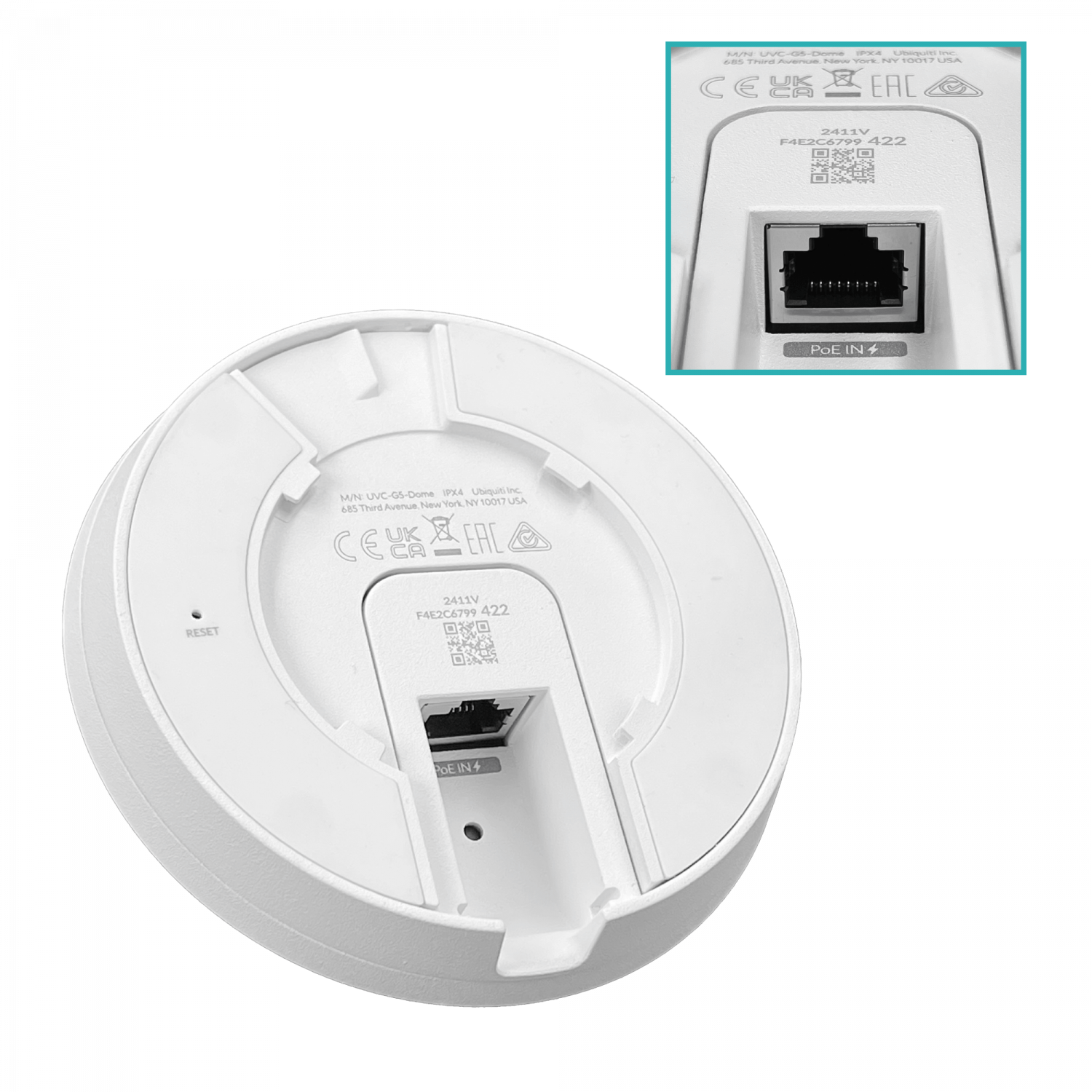 Cámara de Vigilancia Ubiquiti UniFi Protect G5 Domo, 2K, Int/Ext con Detección de Eventos por IA 2