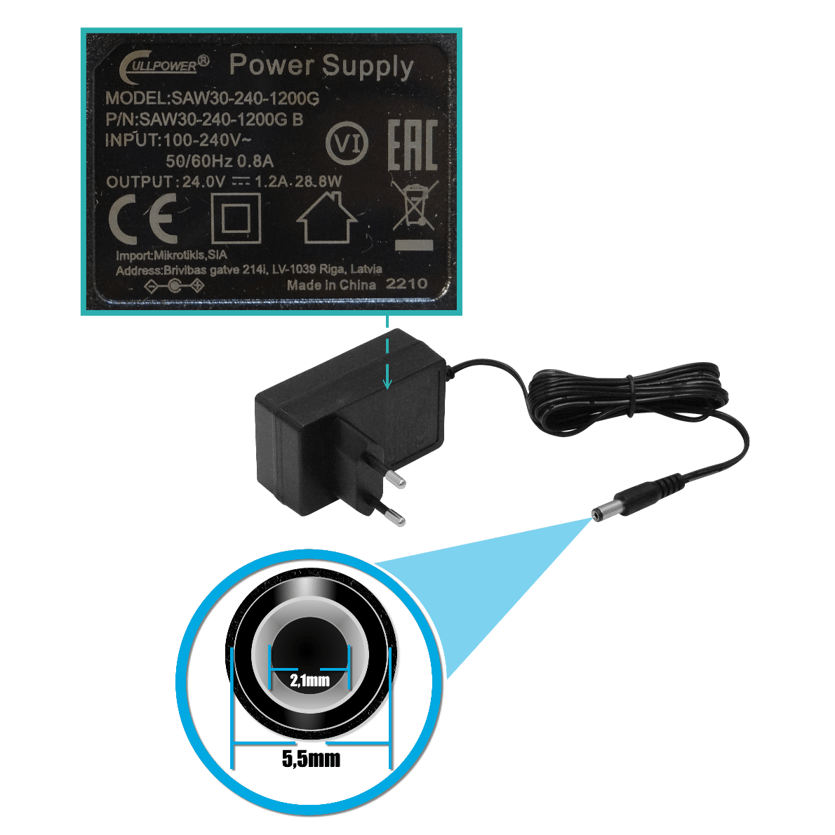 Router WiFi 6 con LTE CAT6 y Puertos 2.5GbE, MikroTik Chateau LTE6 AX, MIMO 2x2 5