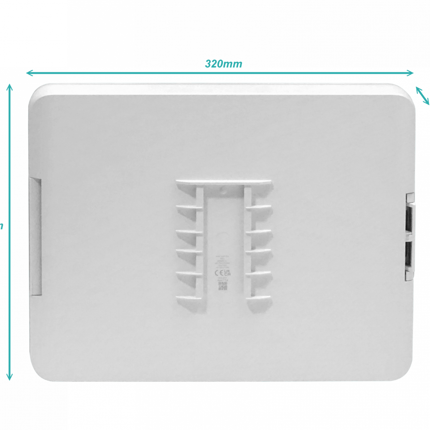 UBIQUITI Caja Exter IPX6 p/UISP-R p/UISP-S Muro Poste35-60mm 32x25x4cm 7