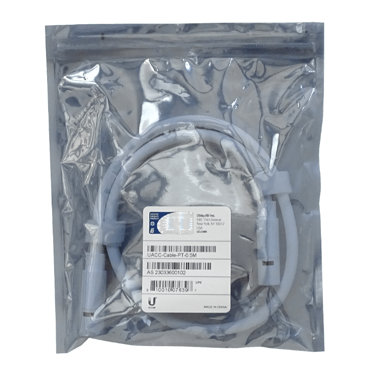 Cable TransPort TPE VW-1 para PT-120W, 0.5m, UV-Resistente para Exterior, Ubiquiti UACC-CABLE-PT-05M 2