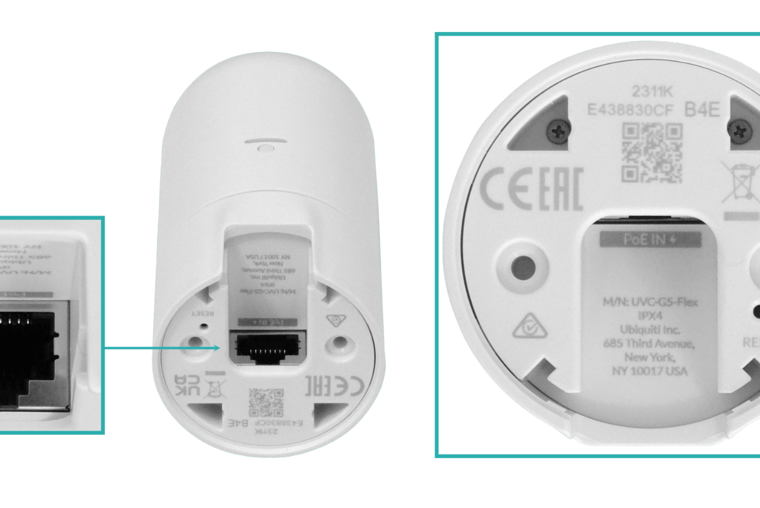 Cámara de Vigilancia Ubiquiti G5 Flex, 2K, HD con Visión Nocturna, Micrófono Integrado 6