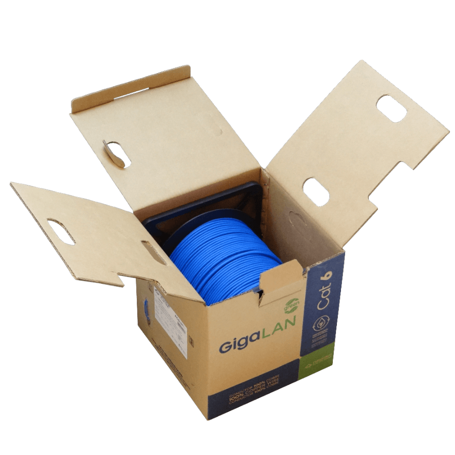 Caja Cable FURUKAWA CAT6 UTP Azul LSZH 305m Unifilar Gigalan 1