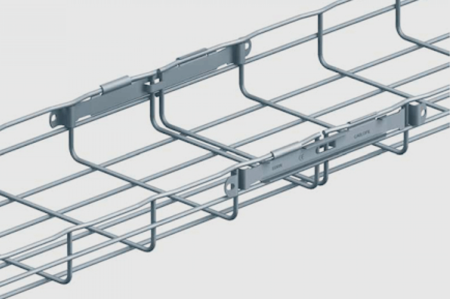 Conector F LinkChip ESCAM-COF para escalerilla 245x27x15mm 2