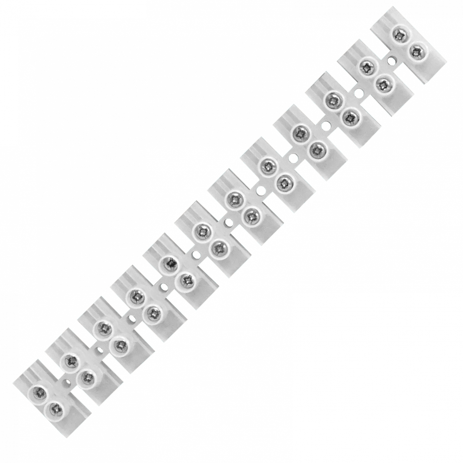 60-Ampere 13,3mm2 12-Pares Regleta-Tornillos 380V 60A-Max 180x26x22mm 2