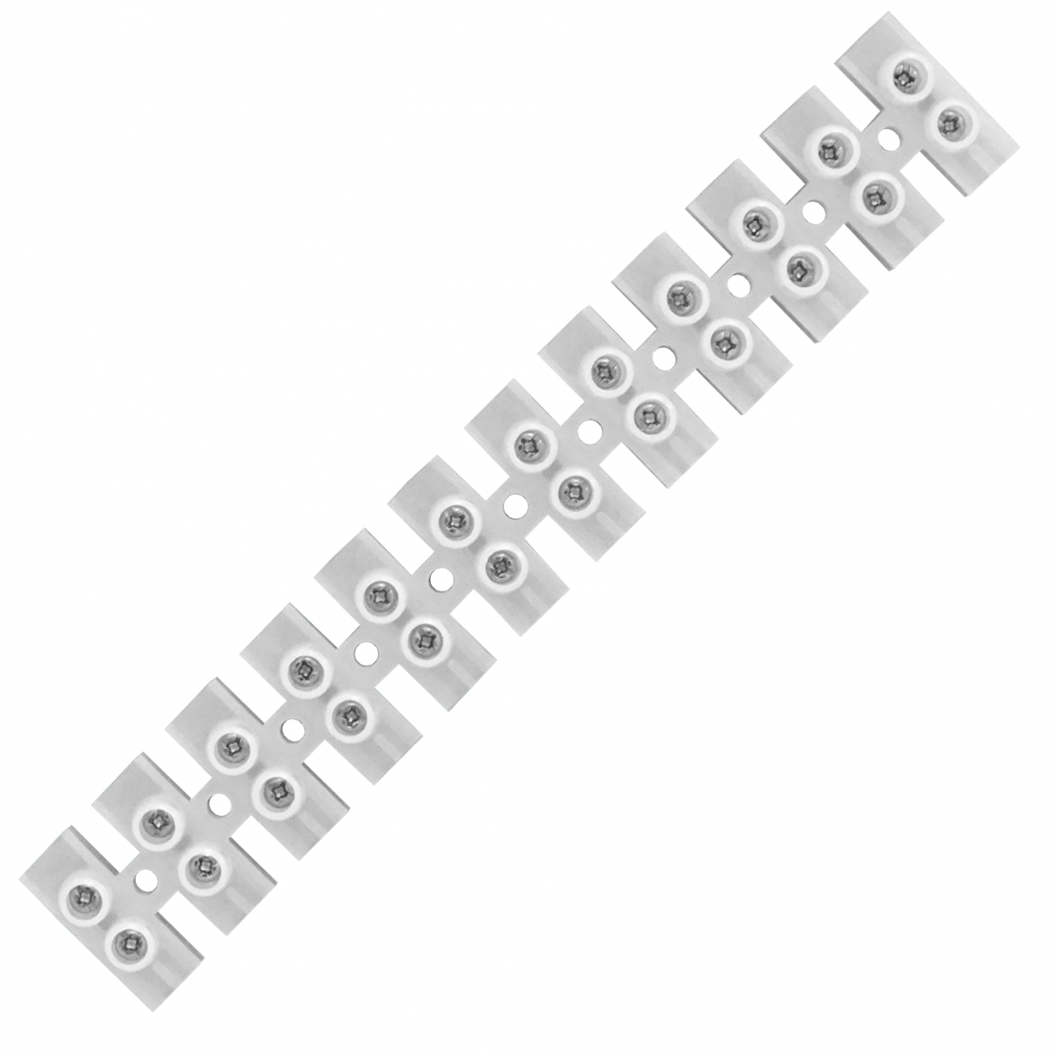 100-Ampere 21,2mm2 12-Pares Regleta-Tornillo 380V 100A-Max 226x35x29mm 2