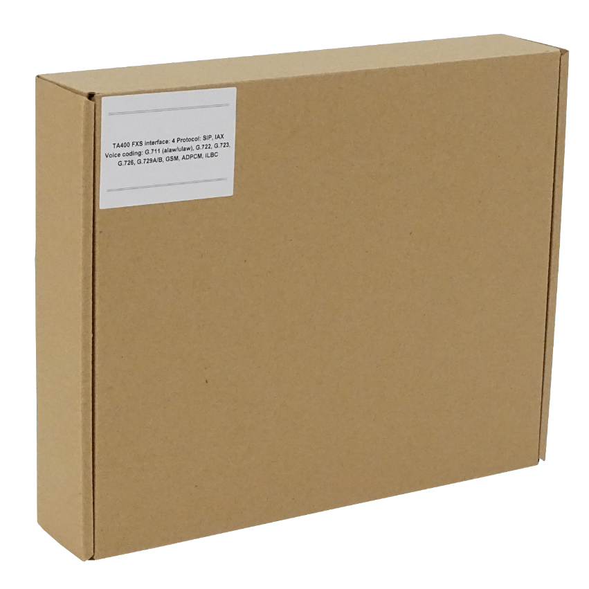Gateway VoIP Yeastar TA400 4 FXS RJ11 SIP/IAX2, 10/100Mbps, 12V 6
