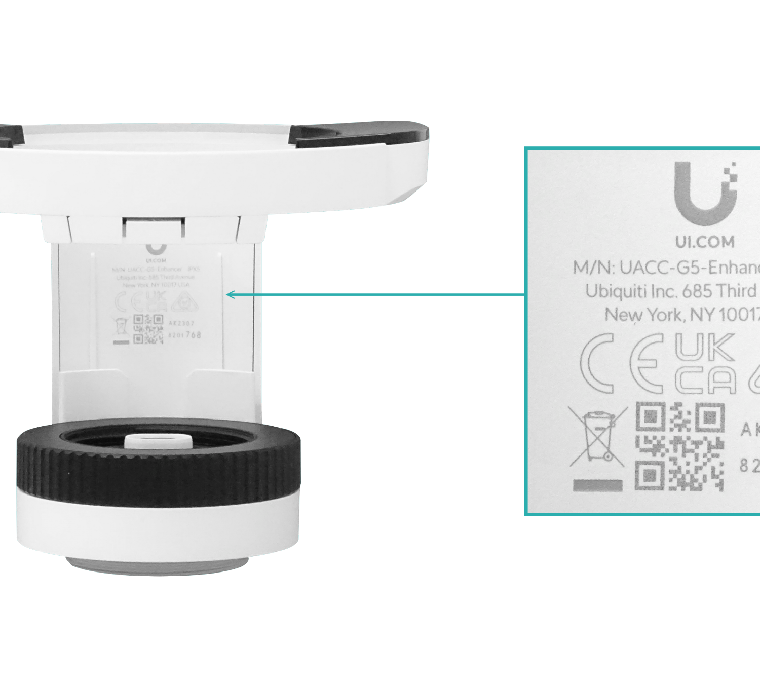 Accesorio para Cámara UniFi G5 Pro, G5 Pro Enhancer, Carcasa resistente, iluminación infrarroja 4