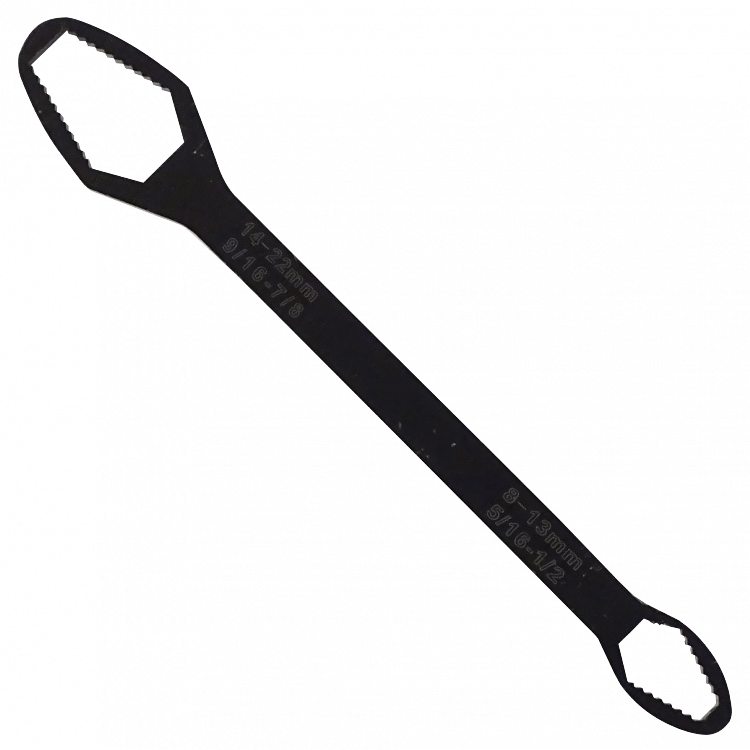 Llave 8-13mm y 14-22 9/16-7/8 y 5/16-1/2 Hexagonal Fija Multiuso 267mm 1