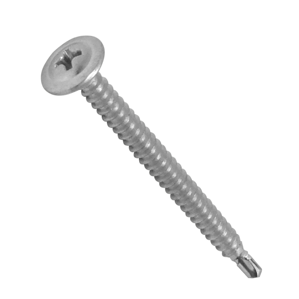 Lenteja-10mm 100u. 8x2 Largo-50mm Zn Tornillo Autoperforante 2,0p 2