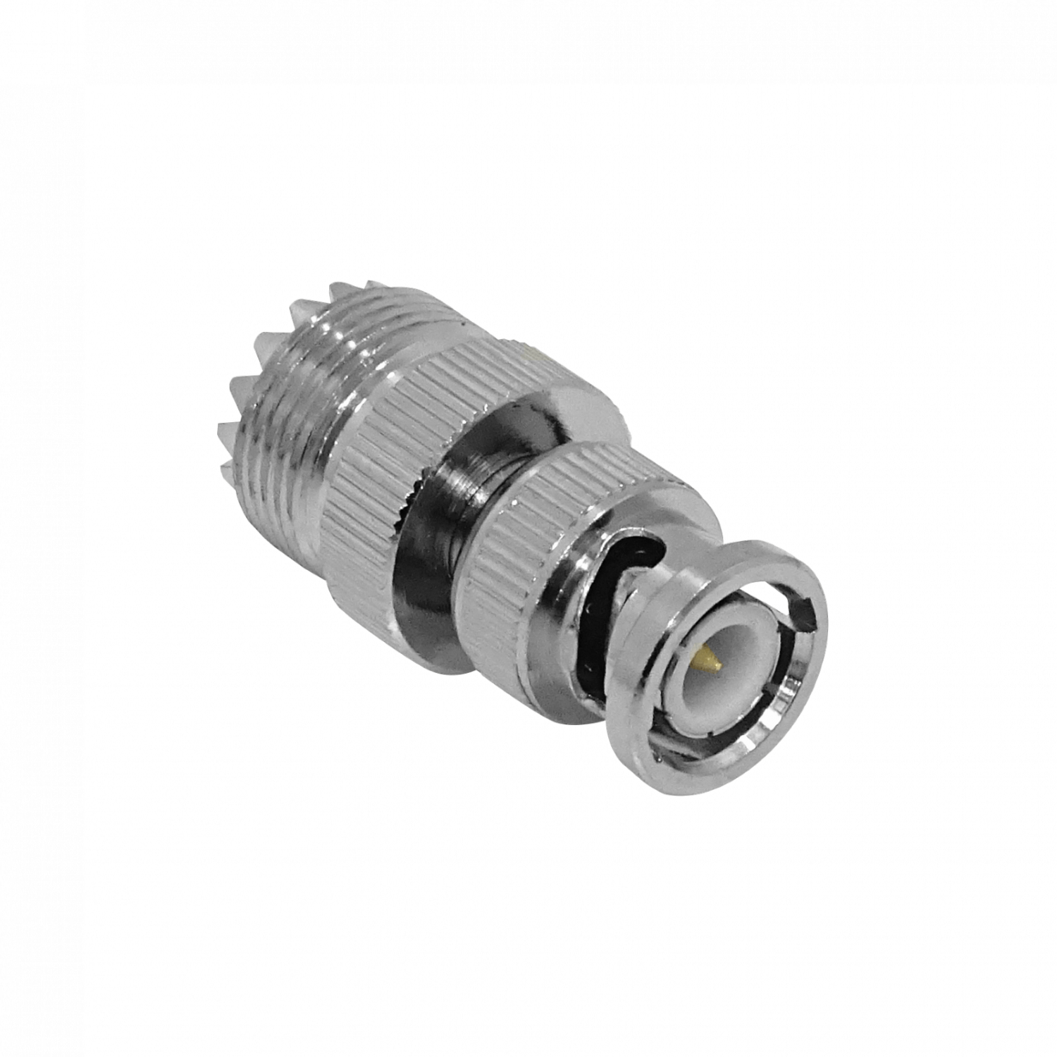BNC-Macho UHF-Hembra/PL259-Hembra Adaptador Copla Coaxial 1