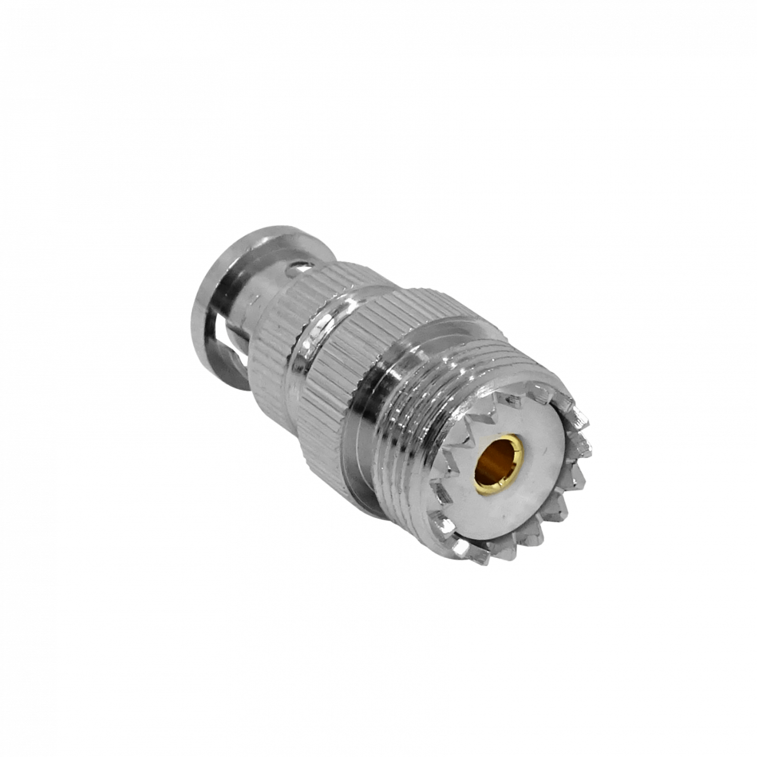 BNC-Macho UHF-Hembra/PL259-Hembra Adaptador Copla Coaxial 2