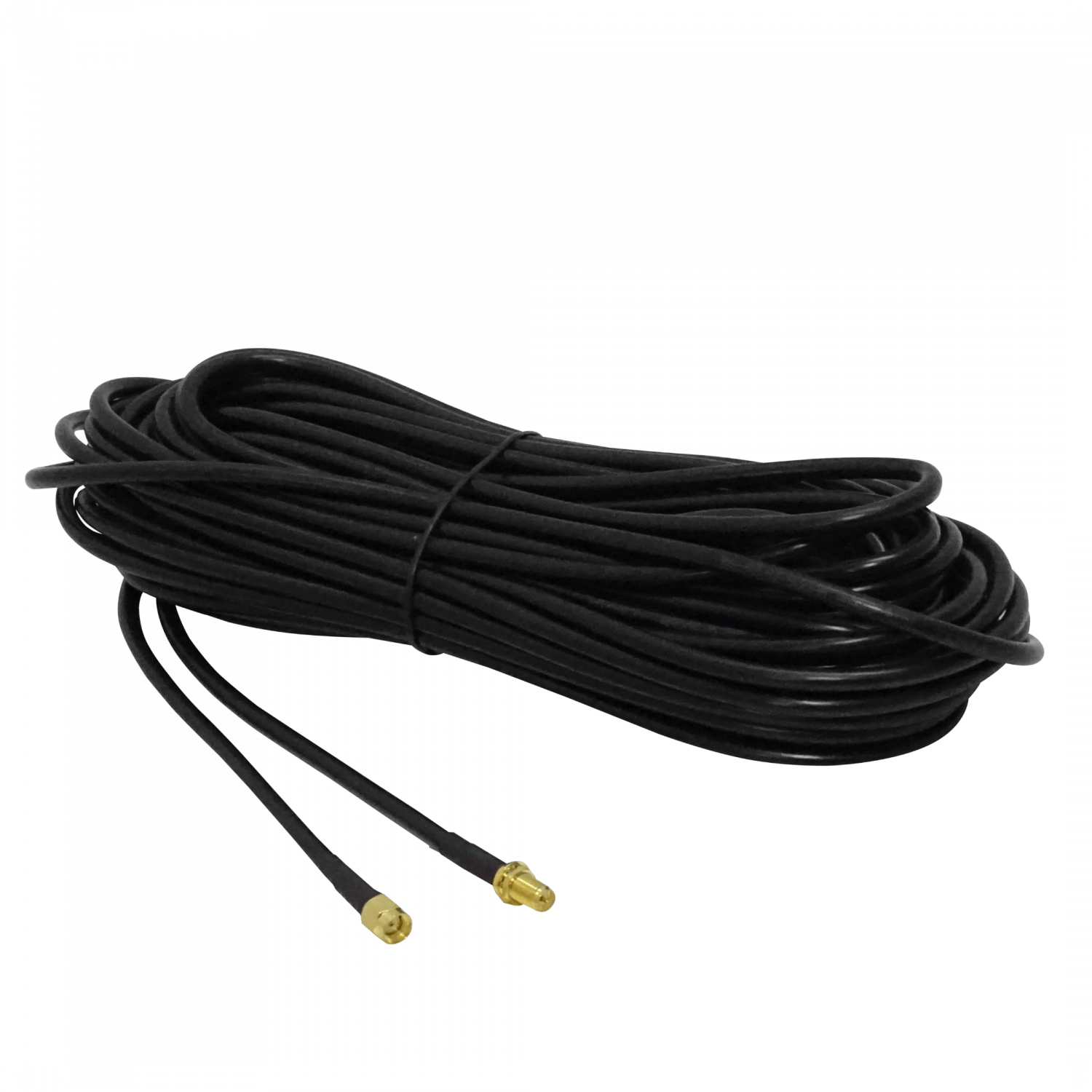 Cable Coaxial 15m, RPSMA-Hembra a RPSMA-Macho, RG58 LMR195, Negro 3