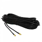 Cable Coaxial 15m, RPSMA-Hembra a RPSMA-Macho, RG58 LMR195, Negro - Miniatura 3