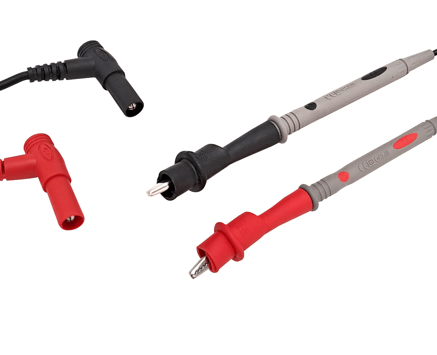 Par de Cables de Repuesto para Multitester, 1000V, 20A, 90cm 3