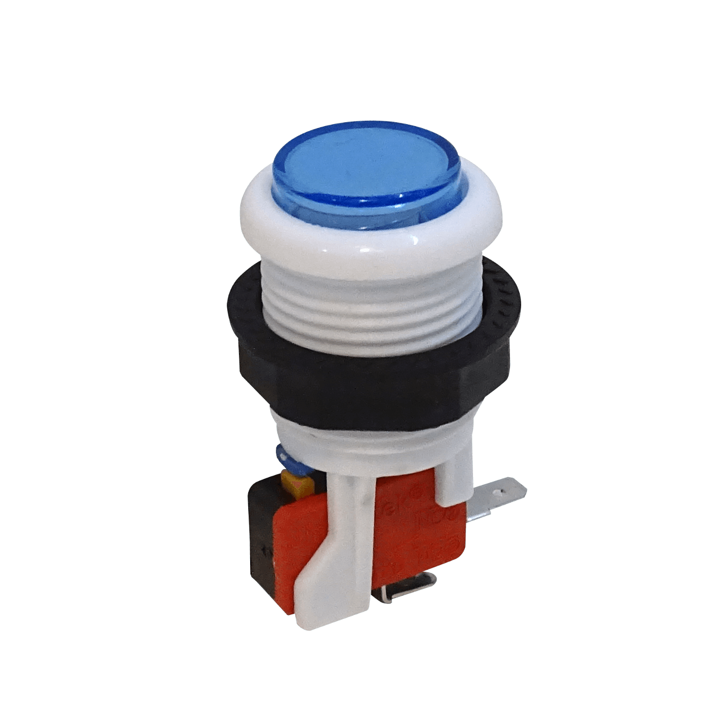 Interruptor Pulsador Arcade Azul 27mm NA N/A SPST 2-pin 3