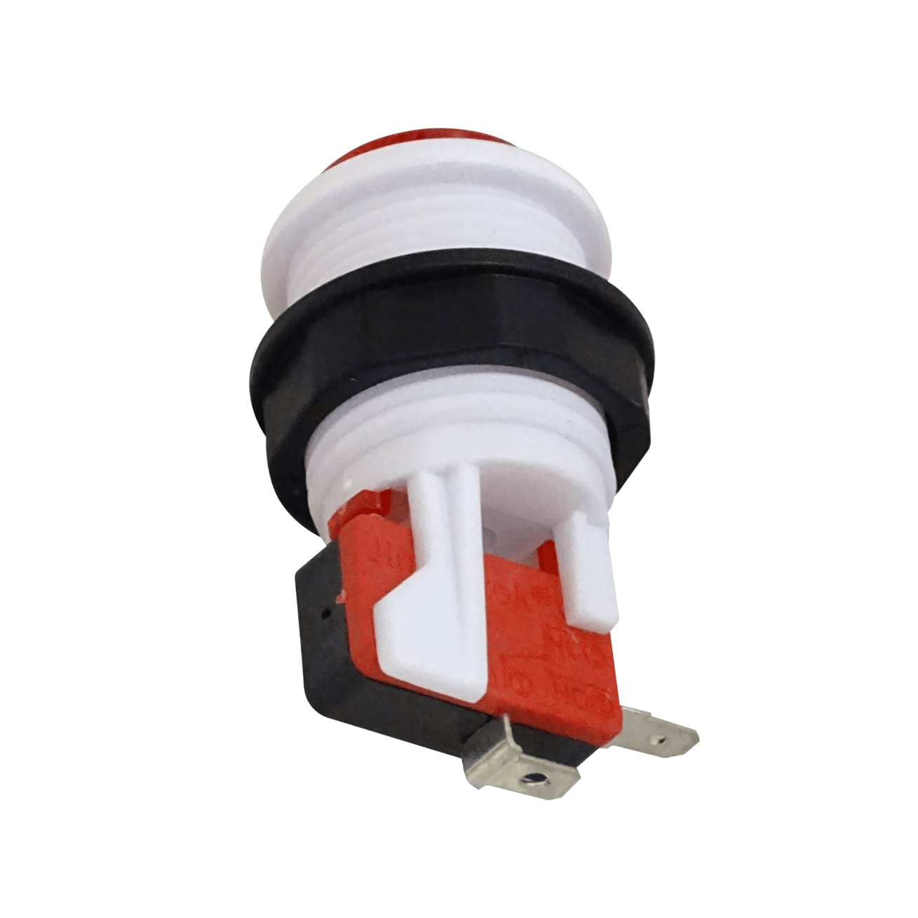 Interruptor Pulsador Arcade Rojo 27mm NA N/A 2-pin 1