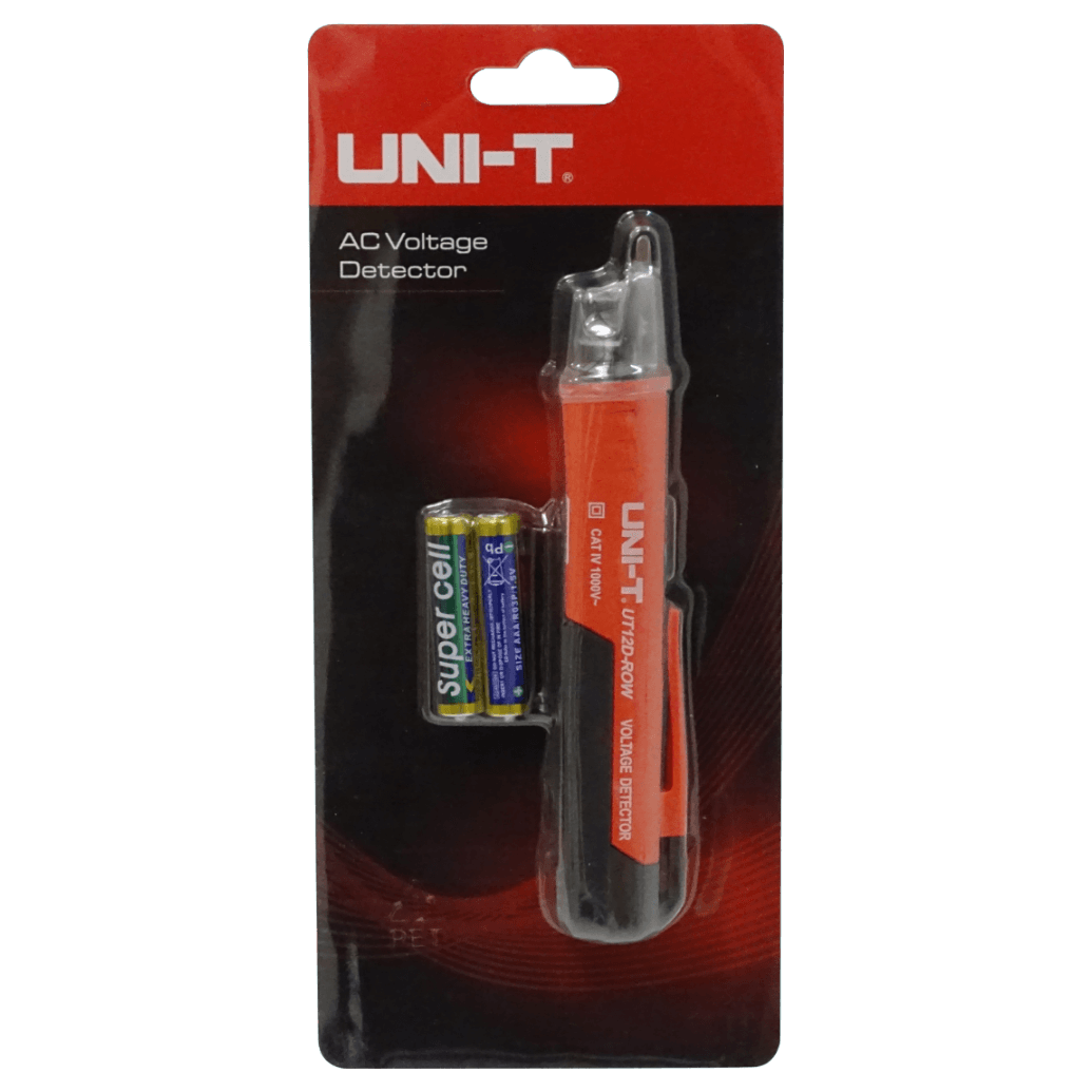 Lápiz Detector de Voltaje UNI-T UT-12A, Sin Contacto, 90-1000VAC  2