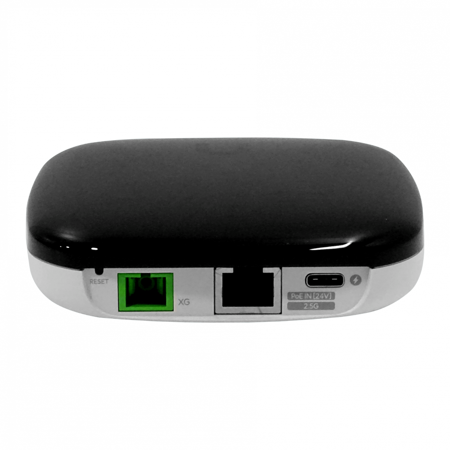 Convertidor de Red 10 Gbps Negro y Blanco, Ubiquiti UISP FIBER-XG 2