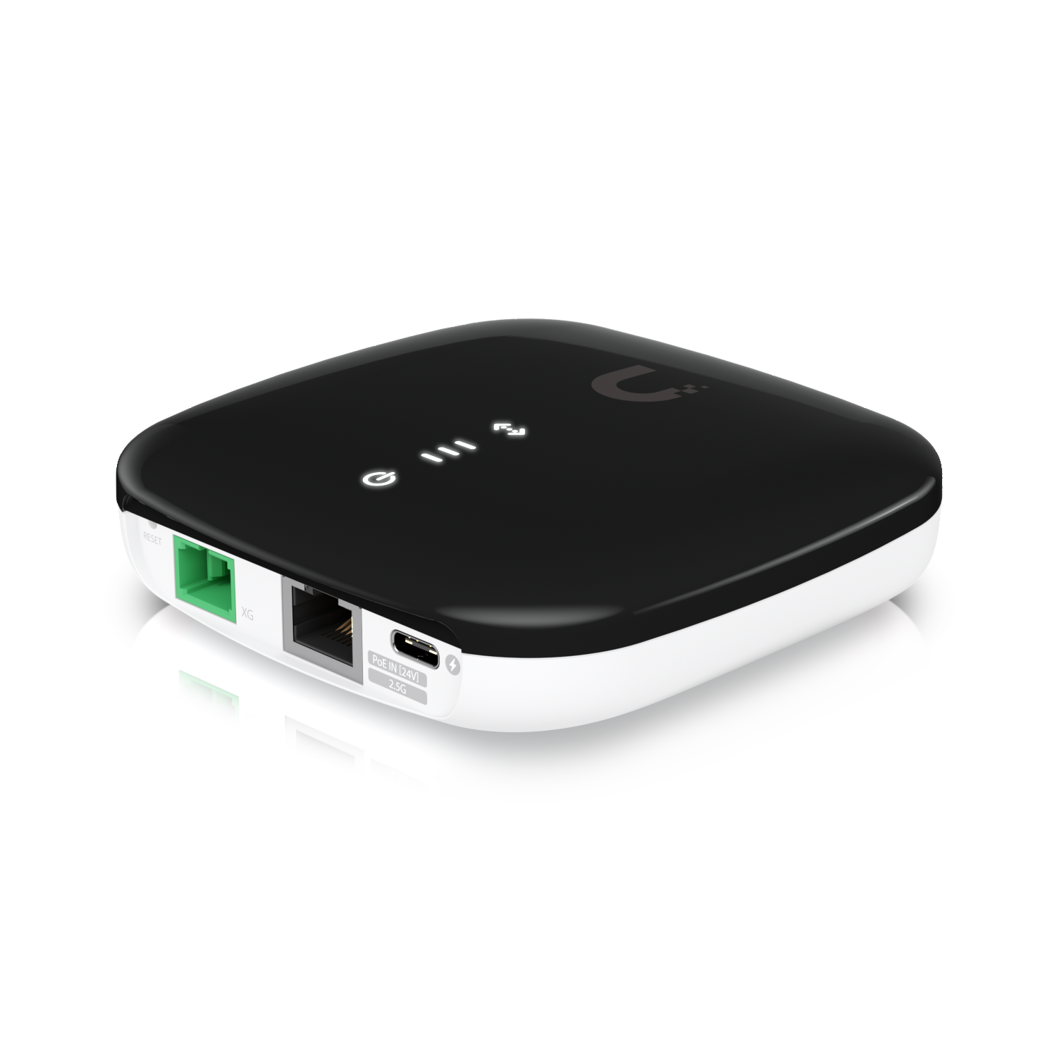 Convertidor de Red 10 Gbps Negro y Blanco, Ubiquiti UISP FIBER-XG 7