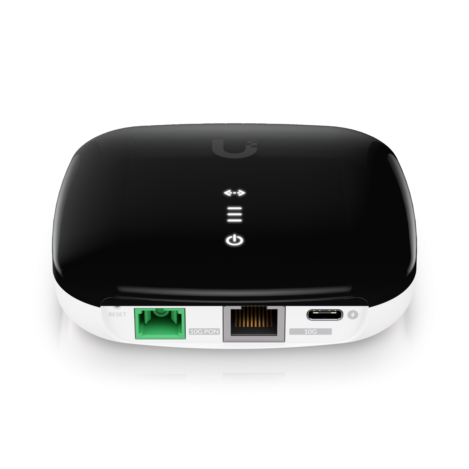Convertidor de Red 10 Gbps, Alta Velocidad, Negro y Blanco, Ubiquiti UISP FIBER-XGS 4
