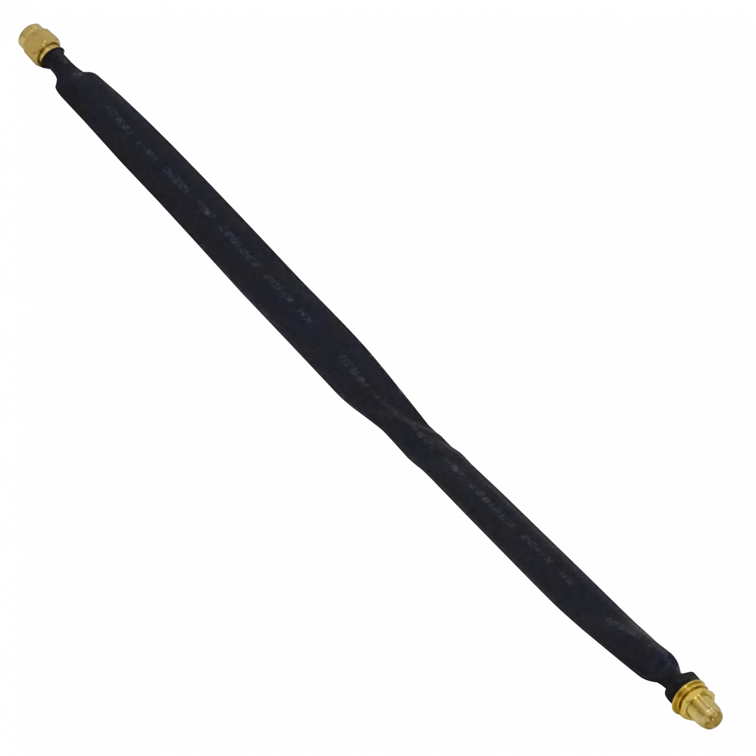 Cable Coaxial RPSMA-H a RPSMA-M, Plano, Ventana Puerta, 0-6GHz, Negro, 25cm 3