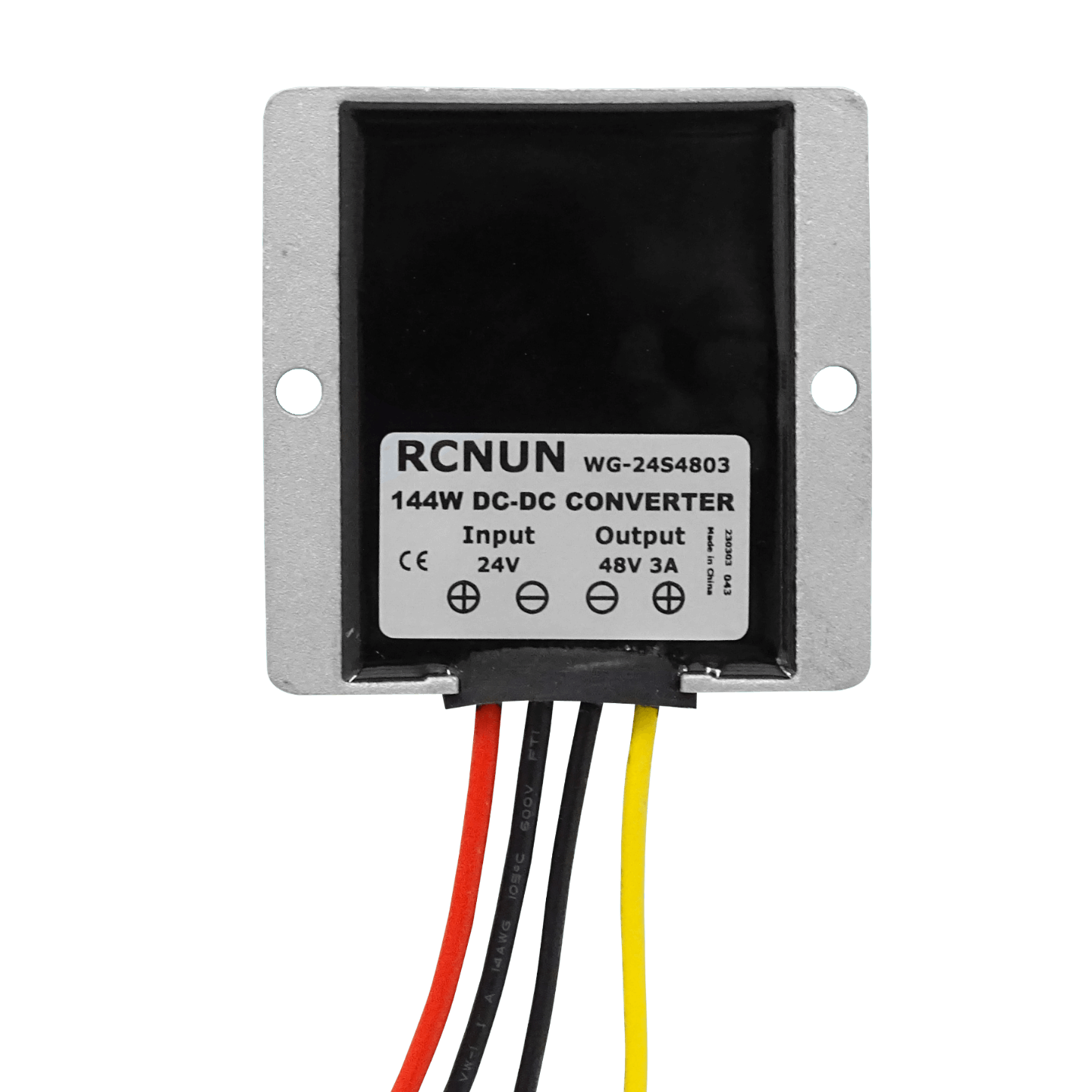 Convertidor DC-DC 144W Step Up Boost, 20-32VDC a 48VDC 3A, IP68 4