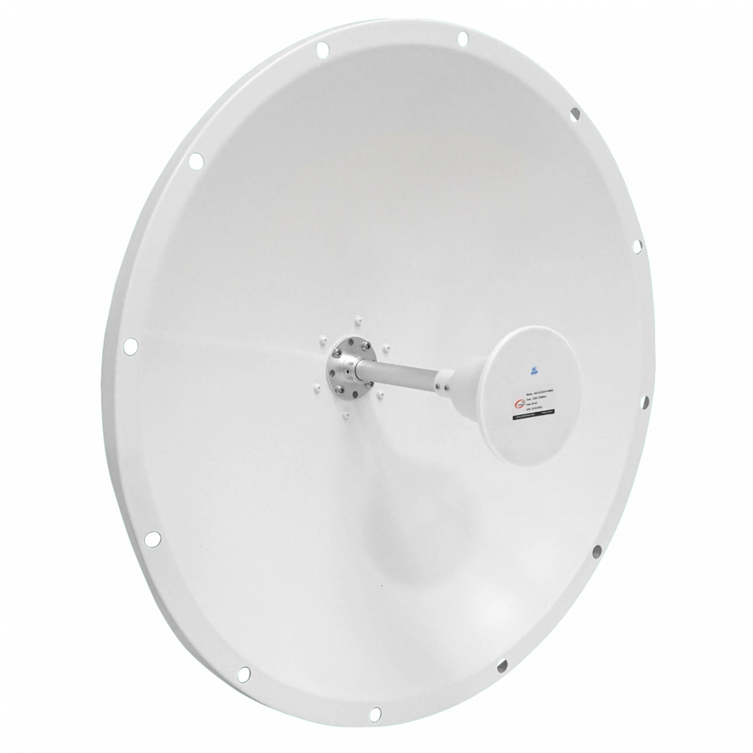 Antena Plato 24dBi 2,4GHz 2,3-2,7GHz 11ºx11º 2-N-Hembra 60cm Dish 4
